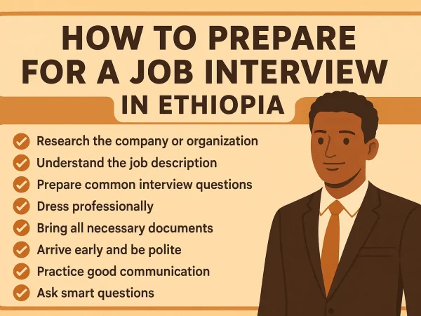 How to Prepare for a Job Interview in Ethiopia
