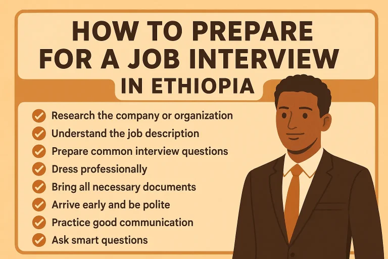 How to Prepare for a Job Interview in Ethiopia