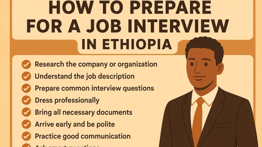 How to Prepare for a Job Interview in Ethiopia