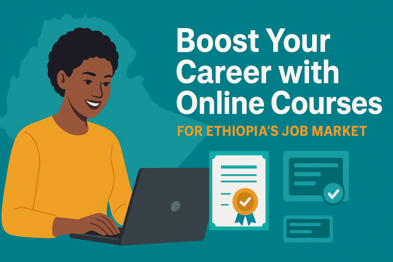 online courses in Ethiopia, career development Ethiopia, professional skills Ethiopia