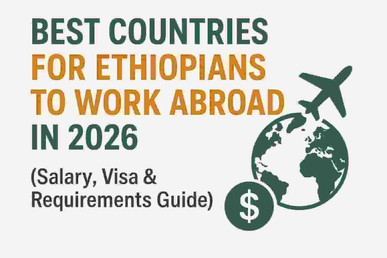 Best Countries for Ethiopians to Work Abroad in 2026 (Salary, Visa & Requirements Guide)