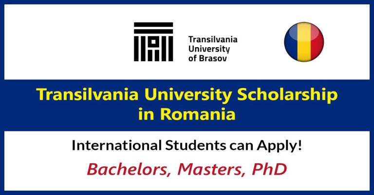 Transilvania University Scholarship 2026 in Romania
