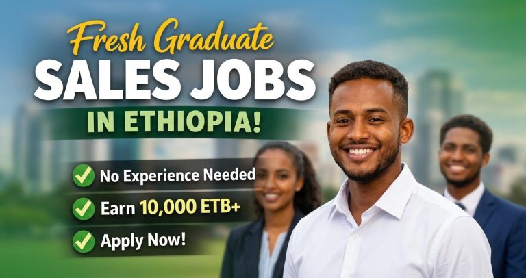 Fresh Graduate Sales Representative Jobs in Ethiopia – Quality Detergents