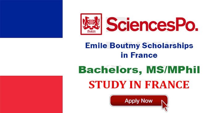 Emile Boutmy Scholarships 2027 